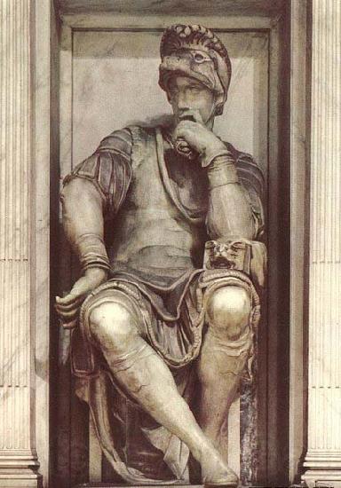 Michelangelo Buonarroti Tomb of Lorenzo de' Medici Norge oil painting art